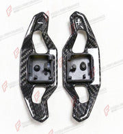 DRY CARBON STEERING WHEEL PADDLE SHIFTERS for AUDI A3 A4 A5 Q3 Q5 Q7 TT R8 2017 - 2019
Set includes:

Steering Wheel Paddle Shifters (pair)
Material: Dry Carbon

NOTE: Fits 2017 - 2019 A3 S3 RS3, A4 A5 S4 S5 RS4 RS5 B9, Q3 Q5 Q7, TT TTRS, R8. Professional installation is required.