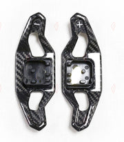 DRY CARBON STEERING WHEEL PADDLE SHIFTERS for AUDI A3 A5 A7 S4 S5 S6 S7 S8 Q5 2013 - 2017
Set includes:

Steering Wheel Paddle Shifters (pair)
Material: Dry Carbon

NOTE: Fits 2014 - 2016 A3 S3 RS3, 2013 - 2017 A5 Q5 S4 S5 RS4 RS5 A7 S6 S7, 2014 - 2017 RS6 RS7 S8. Professional installation is required.
