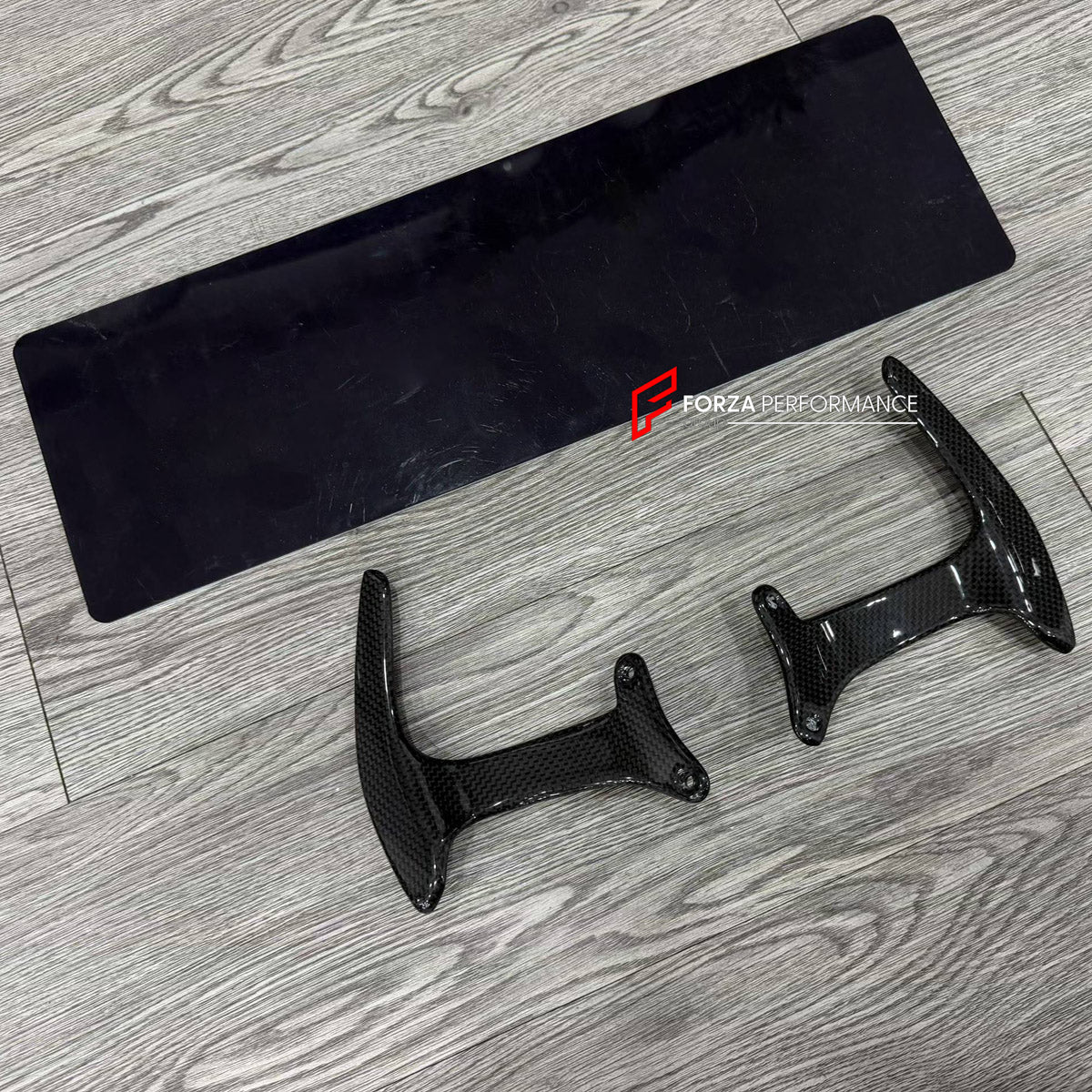 DRY CARBON STEERING WHEEL SHIFT PADDLES for FERRARI 488 GTB 2015 - 2020

Set includes:
Steering Wheel Shift Paddles

Material: Dry Carbon

NOTE: Professional installation is required.