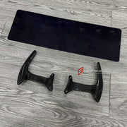 DRY CARBON STEERING WHEEL SHIFT PADDLES for FERRARI 488 GTB 2015 - 2020

Set includes:
Steering Wheel Shift Paddles

Material: Dry Carbon

NOTE: Professional installation is required.