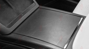 DRY CARBON STORAGE BOX COVERS for TESLA MODEL X 2022+