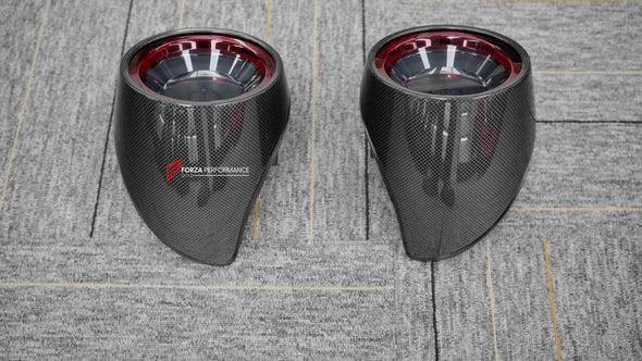 DRY CARBON TAILLIGHTS COVER FOR FERRARI 488 PISTA 2018 - 2020

Set includes:


Taillights Cover

Material: Dry Carbon

NOTE: Professional installation is required

Payment ►
Visa
Mastercard
PayPal with a credit card (add 4.4% at checkout)
Payoneer
Cryptocurrency
Shipment ►
By express DHL/UPS/TNT/FedEx
To the local international airport
Special line by air
Special line by the sea
To Europe and the UK by train

Please let us know which shipping option you prefer.


