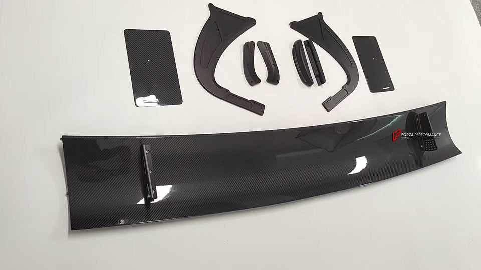 DRY CARBON TIME ATTACK REAR WING SPOILER for TOYOTA SUPRA A90 2018 ...