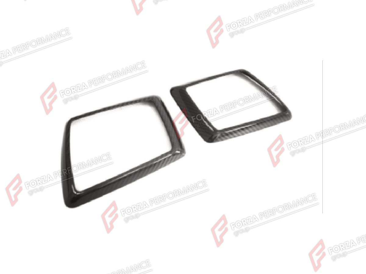 DRY CARBON TURN SIGNAL LIGHT COVERS for MERCEDES-BENZ G-CLASS W464 2019 - 2024

Set includes:
Turn Signal Light Covers

Material: Dry Carbon

NOTE: Professional installation is required.