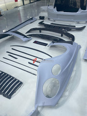 DRY CARBON WIDE BODY KIT for BENTLEY CONTINENTAL GT GTC 2018 - 2024

Set includes:
Front Lip
Front Bumper
Front Bumper Trims
Grille
Hood / Bonnet
Front Fenders
Side Mirror Covers
Side Trims
Side Skirts
Folding Roof Cover
Rear Spoiler
Rear Bumper
Rear Diffuser

Material: Dry Carbon

Note: Professional installation is required.