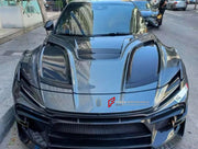 DRY CARBON WIDE BODY KIT for FERRARI PUROSANGUE 2023+ FORZA PERFORMANCE Mansory Keyvany
Set includes:

Front Lip
Front Bumper Assembly
Hood Bonnet
Front Fenders
Fender Flares
Side Skirts
Rear Fenders
Roof Spoiler
Ducktail Spoiler
Rear Diffuser
Rear Bumper Assembly
Material: Dry Carbon

NOTE: Professional installation is required.
