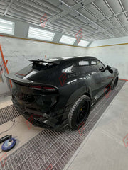 DRY CARBON WIDE BODY KIT for FERRARI PUROSANGUE 2023+ FORZA PERFORMANCE Mansory Keyvany
Set includes:

Front Lip
Front Bumper Assembly
Hood Bonnet
Front Fenders
Fender Flares
Side Skirts
Rear Fenders
Roof Spoiler
Ducktail Spoiler
Rear Diffuser
Rear Bumper Assembly
Material: Dry Carbon

NOTE: Professional installation is required.