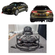DRY CARBON WIDE BODY KIT for LAMBORGHINI URUS 2018 - 2025 FORZA PERFORMANCE custom fit Mansory Style

Set includes:
Front Lip
Front Bumper Assembly
Hood Bonnet
Fender Flares
Side Skirts
Roof Spoiler
Ducktail Spoiler
Rear Bumper Assembly
Rear Diffuser
Exhaust System

Material: Dry Carbon

NOTE: Professional installation is required.