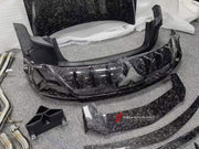 DRY CARBON WIDE BODY KIT for LAMBORGHINI URUS 2018 - 2025 FORZA PERFORMANCE custom fit Mansory Style

Set includes:
Front Lip
Front Bumper Assembly
Hood Bonnet
Fender Flares
Side Skirts
Roof Spoiler
Ducktail Spoiler
Rear Bumper Assembly
Rear Diffuser
Exhaust System

Material: Dry Carbon

NOTE: Professional installation is required.