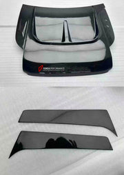DRY CARBON WIDE BODY KIT for LAND ROVER DEFENDER L663 90 2020+

Set includes:

Front Lip
Front Bumper Trims
Front Grille
Hood Bonnet
Side Mirrors Covers
Front Fenders
Roof Led Bar
Side Skirts
Rear Fenders
Rear Trunk Cover
Rear Bumper
Rear Diffuser
Exhaust Tips

Material: Dry Carbon

Note: Professional installation is required.