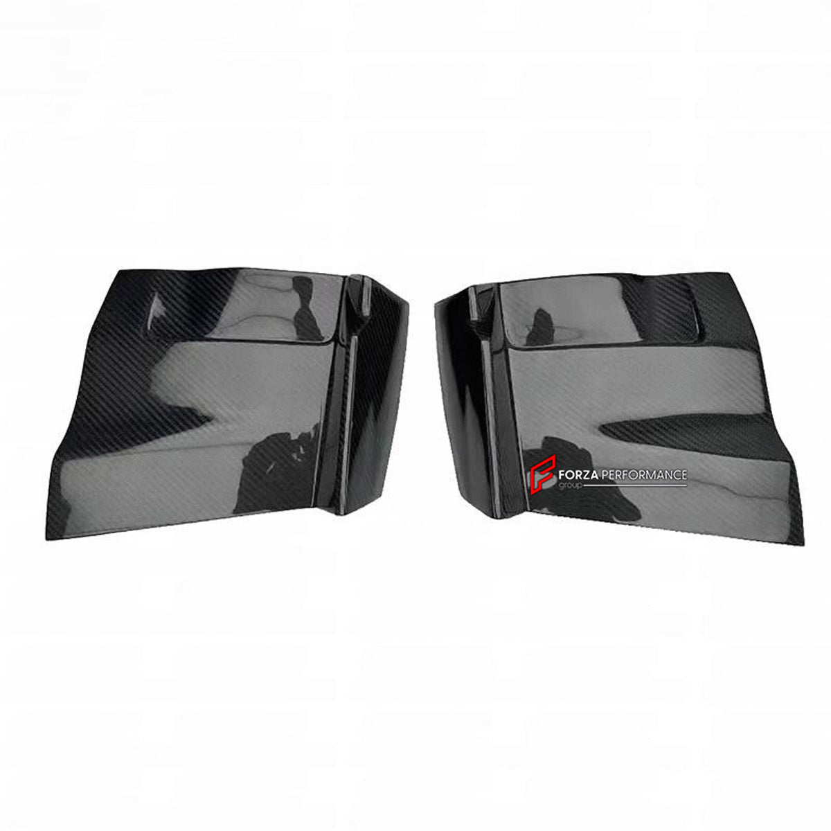 DRY CARBON WIDE BODY KIT for LAND ROVER DEFENDER L663 90 2020+

Set includes:

Front Lip
Front Bumper Trims
Front Grille
Hood Bonnet
Side Mirrors Covers
Front Fenders
Roof Led Bar
Side Skirts
Rear Fenders
Rear Trunk Cover
Rear Bumper
Rear Diffuser
Exhaust Tips

Material: Dry Carbon

Note: Professional installation is required.