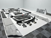 DRY CARBON WIDE BODY KIT for LAND ROVER DEFENDER L663 90 2020+

Set includes:

Front Lip
Front Bumper Trims
Front Grille
Hood Bonnet
Side Mirrors Covers
Front Fenders
Roof Led Bar
Side Skirts
Rear Fenders
Rear Trunk Cover
Rear Bumper
Rear Diffuser
Exhaust Tips

Material: Dry Carbon

Note: Professional installation is required.