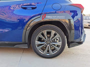DRY CARBON WIDE BODY KIT for LEXUS UX 250H 2024  Set includes:  Front Lip Side Fenders Side Skirts Roof Spoiler Rear Spoiler Rear Diffuser