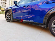 DRY CARBON WIDE BODY KIT for LEXUS UX 250H 2024  Set includes:  Front Lip Side Fenders Side Skirts Roof Spoiler Rear Spoiler Rear Diffuser