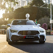 DRY CARBON WIDE BODY KIT for MERCEDES-BENZ AMG GT43 GT50 GT53 GT63 S X290 4-DOOR COUPE 2018+ FORZA PERFORMANCE custom fit Rocket 1000 Style

Set includes:
Front Lip
Front Bumper Assembly
Front Grille
Fender Flares
Fenders
Side Skirts
Rear Bumper Assembly
Rear Diffuser

Material: Dry Carbon

NOTE: Professional installation is required.