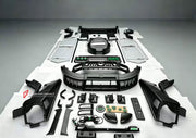 DRY CARBON WIDE BODY KIT for MERCEDES-BENZ G-CLASS AMG W465 G500 G63 2024+ FORZA PERFORMANCE custom fit Mansory Style

Set includes:
Front Bumper Assembly
Front Grille
Hood Bonnet Air Vents
Roof Light Bar
Fender Flares
Side Mirror Covers
Door Panels
Body Side Door Moldings
Rear Bumper Assembly
Spare Wheel Tire Cover

Material: Dry Carbon

NOTE: Professional installation is required.