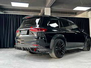 DRY CARBON WIDE BODY KIT for MERCEDES BENZ GLS X167 2019+

Set includes:

Front Lip
Front Air Vent Cover
Front Grille
Fender Flares
Fender Flares Trims
Roof Spoiler
Rear Bumper Trims

Rear Diffuser
Exhaust Tips


Material: Dry Carbon

Note: Professional installation is required.