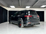DRY CARBON WIDE BODY KIT for MERCEDES BENZ GLS X167 2019+

Set includes:

Front Lip
Front Air Vent Cover
Front Grille
Fender Flares
Fender Flares Trims
Roof Spoiler
Rear Bumper Trims

Rear Diffuser
Exhaust Tips


Material: Dry Carbon

Note: Professional installation is required.