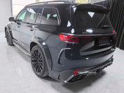 DRY CARBON WIDE BODY KIT for MERCEDES BENZ GLS X167 2019+

Set includes:

Front Lip
Front Air Vent Cover
Front Grille
Fender Flares
Fender Flares Trims
Roof Spoiler
Rear Bumper Trims

Rear Diffuser
Exhaust Tips


Material: Dry Carbon

Note: Professional installation is required.