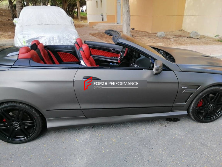 WIDE BODY KIT for MERCEDES-BENZ E-CLASS C207 W207 2009 - 2016  Set includes:   Front Bumper Front Hood/Bonnet Side Fenders Fender Flares Side Skirts Rear Bumper