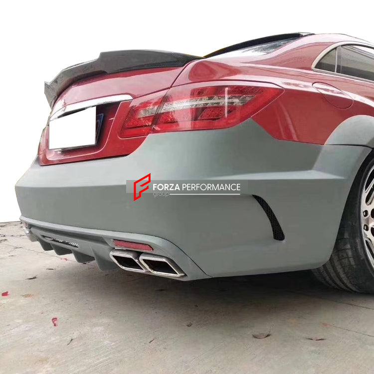 WIDE BODY KIT for MERCEDES-BENZ E-CLASS C207 W207 2009 - 2016  Set includes:   Front Bumper Front Hood/Bonnet Side Fenders Fender Flares Side Skirts Rear Bumper