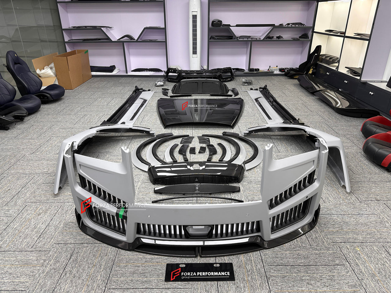 DRY CARBON WIDE BODY KIT for ROLLS ROYCE CULLINAN SERIES 2 2025+ custom fit MANSORY CULLINAN MY2025