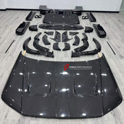 DRY CARBON WIDE BODY KIT for ZEEKR 9X 2025+ FORZA PERFORMANCE custom fit Mansory Style

Set includes:
Front Lip
Front Bumper Assembly
Front Grille
Hood Bonnet
Fender Flares
Side Mirror Covers
Side Skirts
Roof Spoiler
Rear Spoiler Wing
Rear Window Air Vent Trims
Rear Diffuser
Exhaust Tips

Material: Dry Carbon

NOTE: Professional installation is required.
