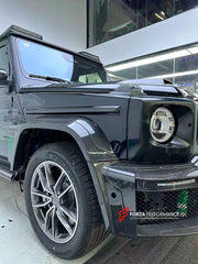 DRY CARBON WIDE FENDER FLARES for MERCEDES BENZ AMG G63 W465 G350 G500 G550 AMG G63 2024+

Set includes:

Fender Flares

Material: Dry carbon

NOTE: Professional installation is required