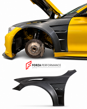 DRY CARBON WIDEBODY FENDER for BMW M3 F80 / M4 F82 2014-2018