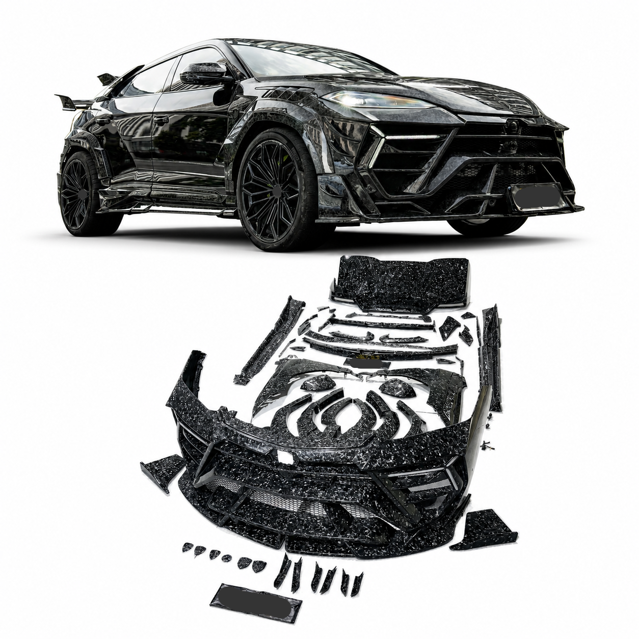 DRY CARBON WIDEBODY KIT for LAMBORGHINI URUS SE 2025 Forza Performance custom fit buy Mansory style design