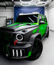DRY CARBON WIDEBODY KIT FOR MERCEDES BENZ G CLASS W465 G500 G450d G580 G63 AMG 2024+