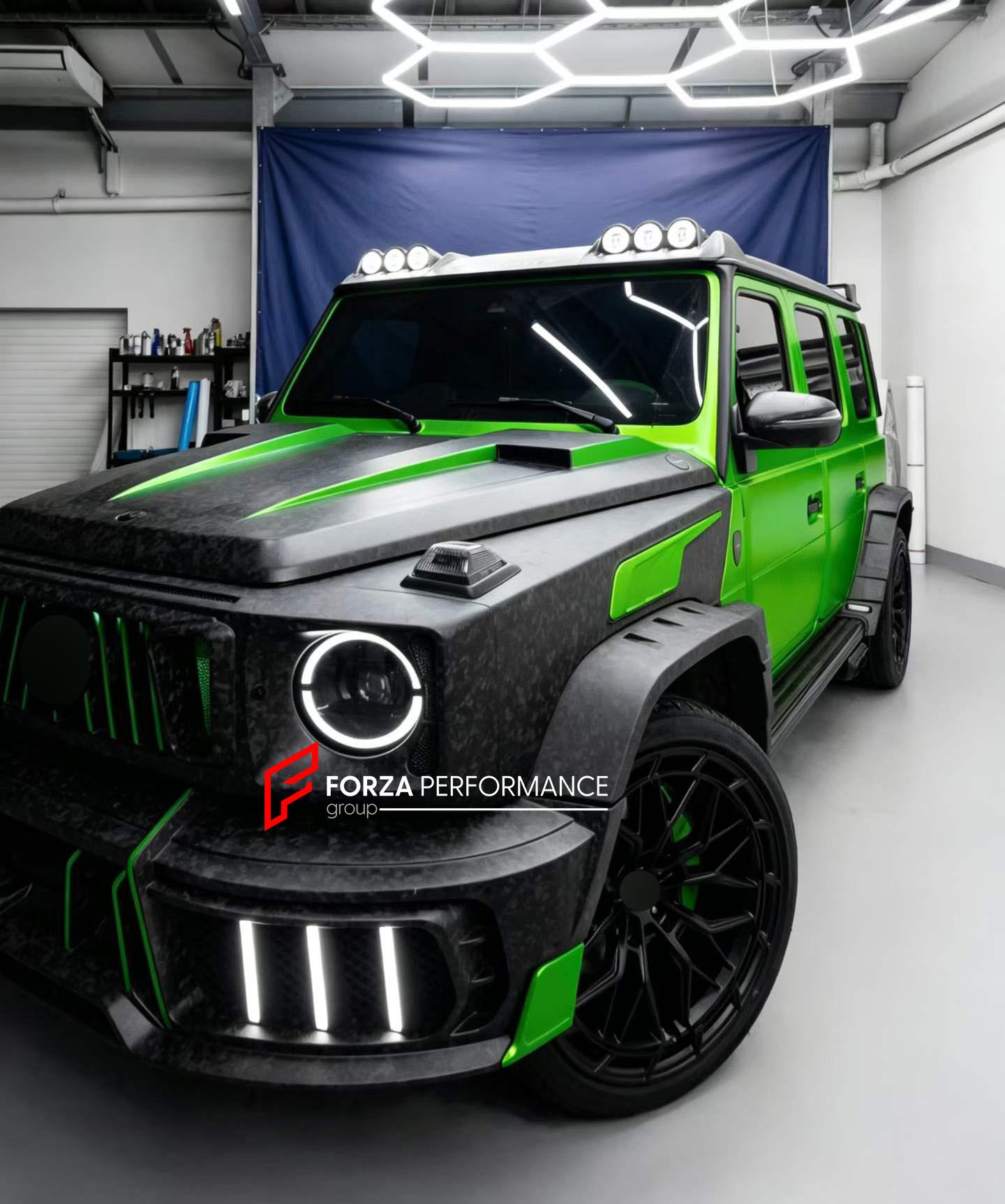 DRY CARBON WIDEBODY KIT FOR MERCEDES BENZ G CLASS W465 G500 G450d G580 G63 AMG 2024+