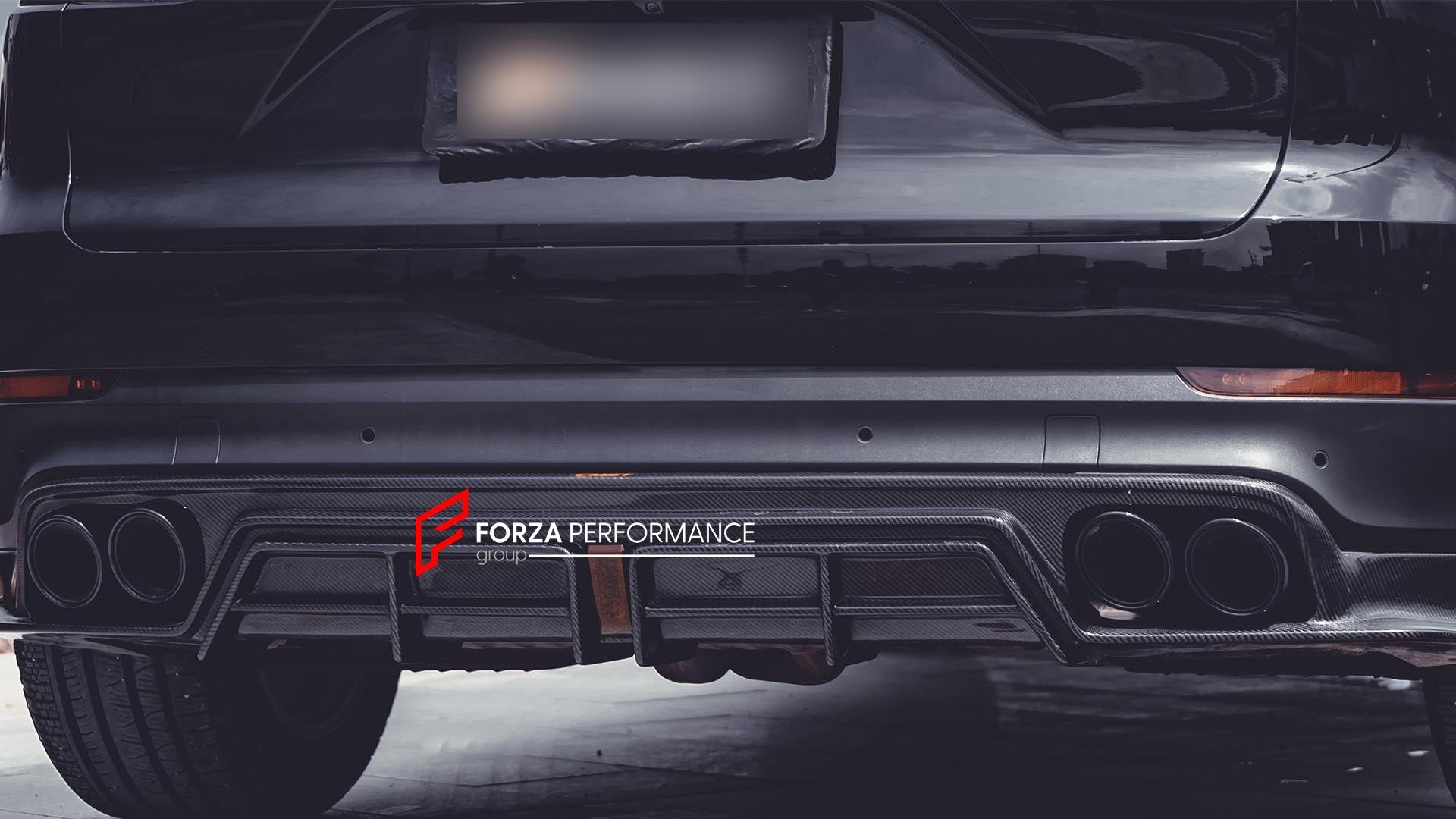 DRY CARBON WIDEBODY KIT for PORSCHE CAYENNE 2018 - 2020 Forza Performance custom fit CMST design style 