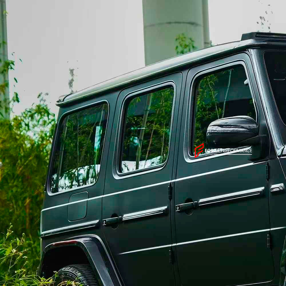 DRY CARBON WINDOW FRAME for MERCEDES BENZ G-CLASS W465 G63 G550 G500 G350 2024+

Set includes:

Window Frame

Material: Dry Carbon