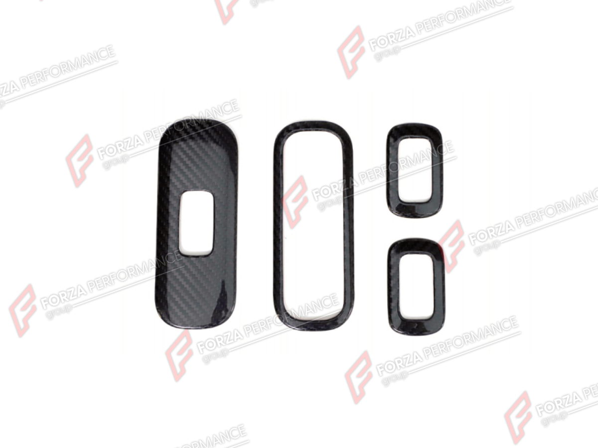 DRY CARBON WINDOW LIFT SWITCH PANEL COVER for MERCEDES-BENZ G-CLASS W465 G63 G450D G500 G550 2025+

Set includes:
Window Lift Switch Panel Cover

Material: Dry Carbon

NOTE: Professional installation is required.