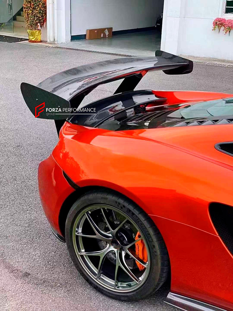 DRY CARBON WING SPOILER for MCLAREN 650S 2014 - 2017