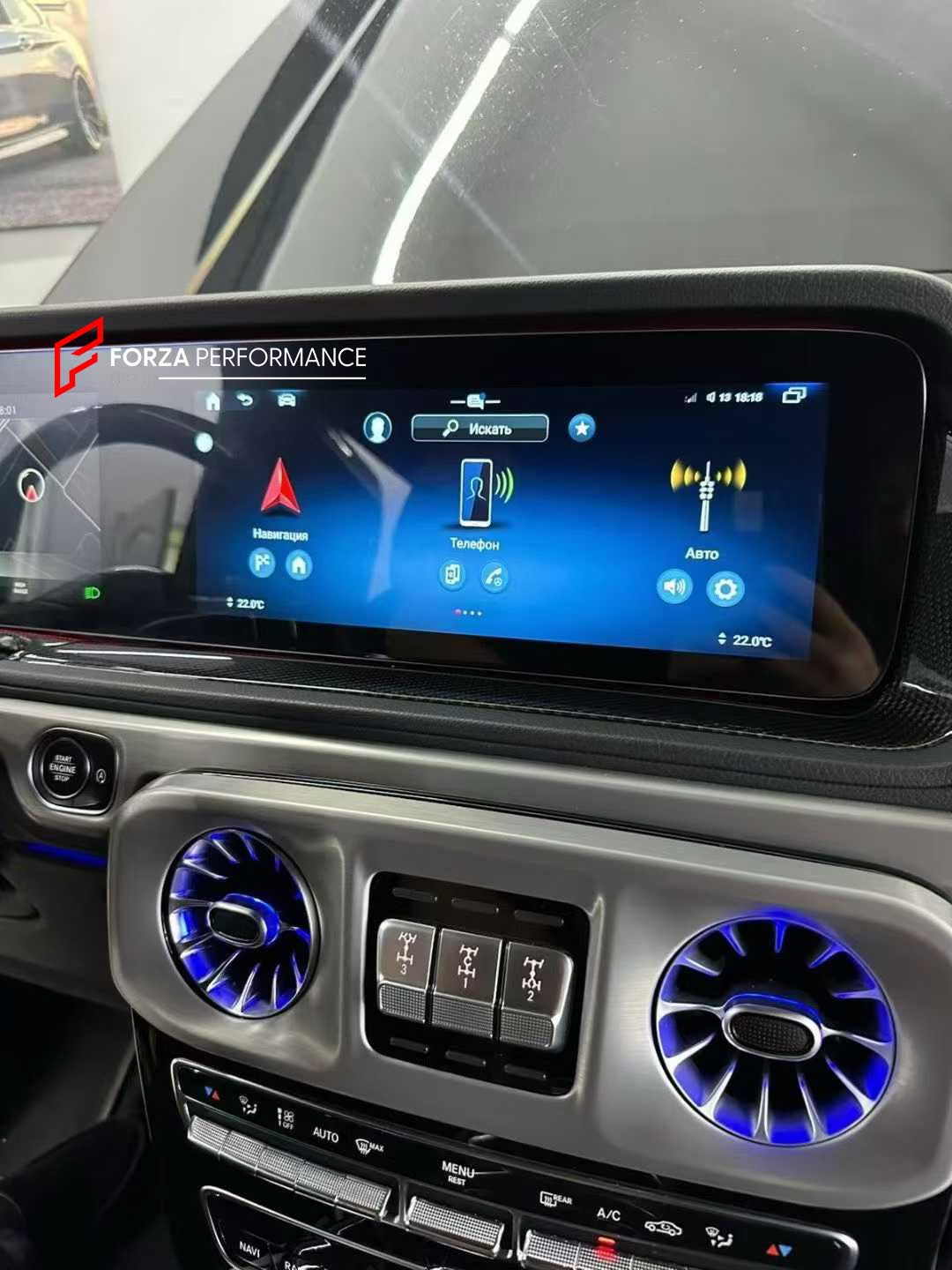 DUAL SCREEN HEADUNIT FOR MERCEDES BENZ G CLASS W463A 2019 –  2024 G500 G550 G63