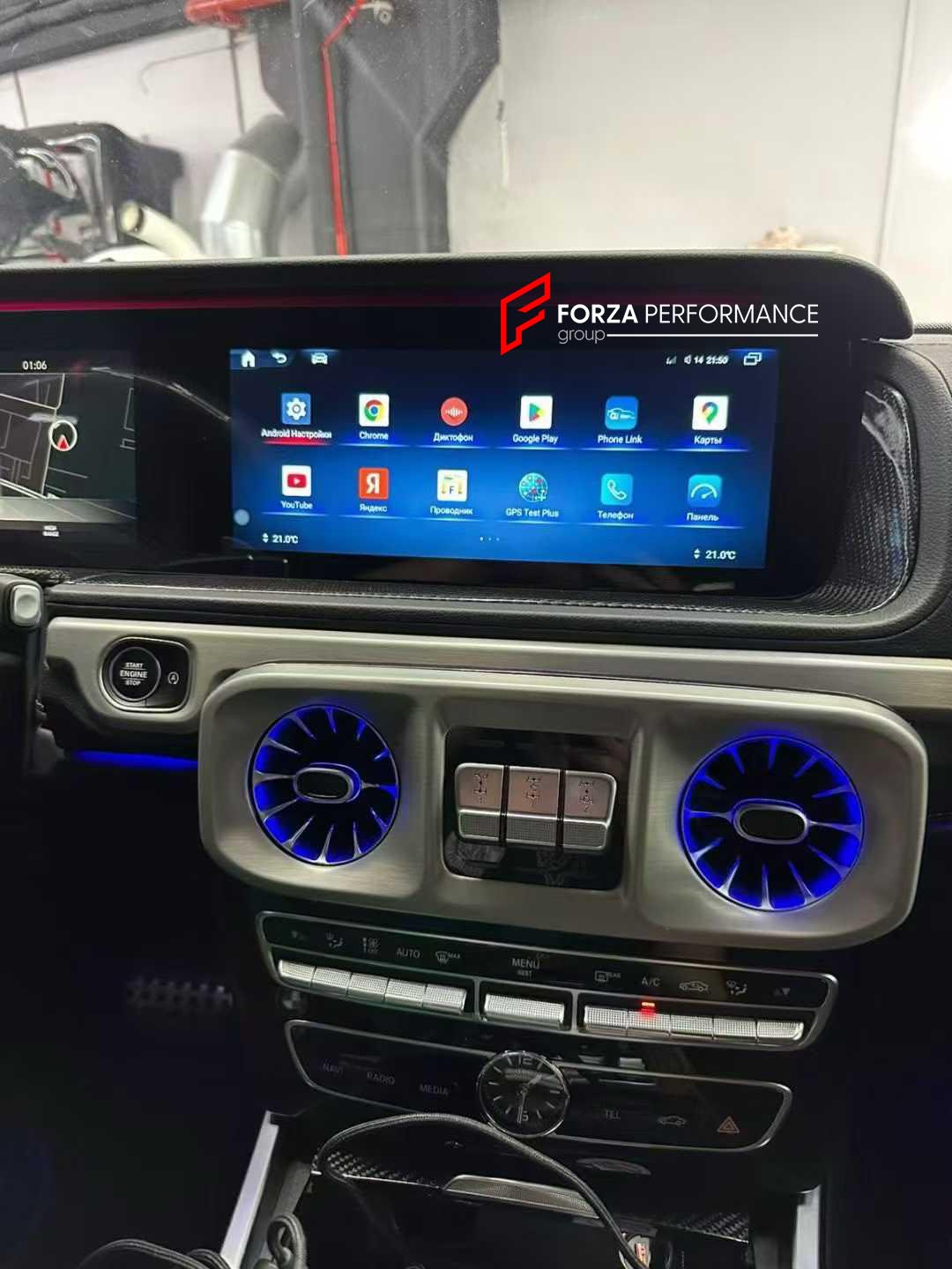 DUAL SCREEN HEADUNIT FOR MERCEDES BENZ G CLASS W463A 2019 –  2024 G500 G550 G63