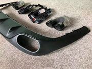 REAR DIFFUSER WITH EXHAUST TIPS for MERCEDES-BENZ E-CLASS COUPE C238 2017+

Set includes:
Rear Diffuser
Exhaust tips

Material: Plastic

NOTE: Professional installation is required

Contact us for pricing