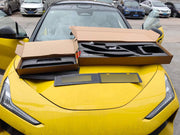 DRY CARBON INTERIOR KIT for LOTUS ELETRE  Set includes:  Front Doors Panel Covers Rear Doors Panel Covers Window Switch Covers Center Console Box Cover Light Frame Control Panel Cover Door Seals