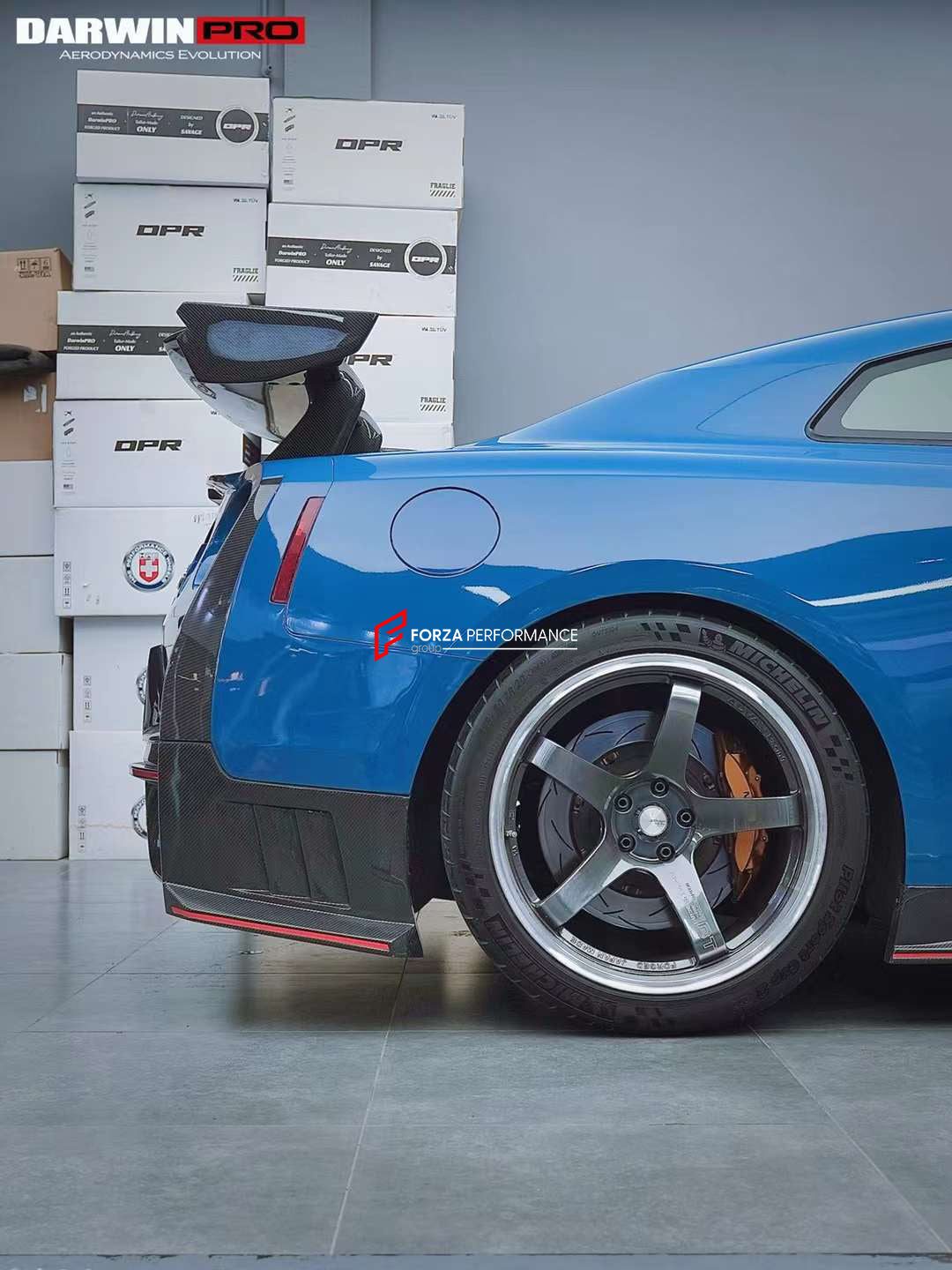 AUTHENTIC DARWINPRO DRY CARBON BODY KIT for NISSAN GT-R R35 2008 - 202 ...