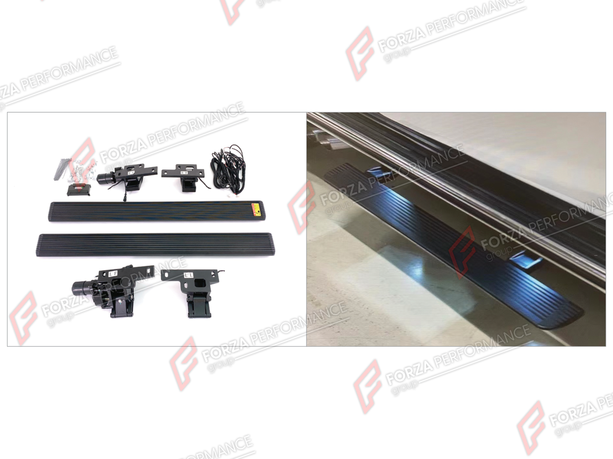 ELECTRIC SIDE STEPS WITH LED LIGHTS for MERCEDES-BENZ G-CLASS W464 2019 - 2024

Set includes:
Electric Side Steps With LED Lights

Material: Plastic

NOTE: Professional installation is required.