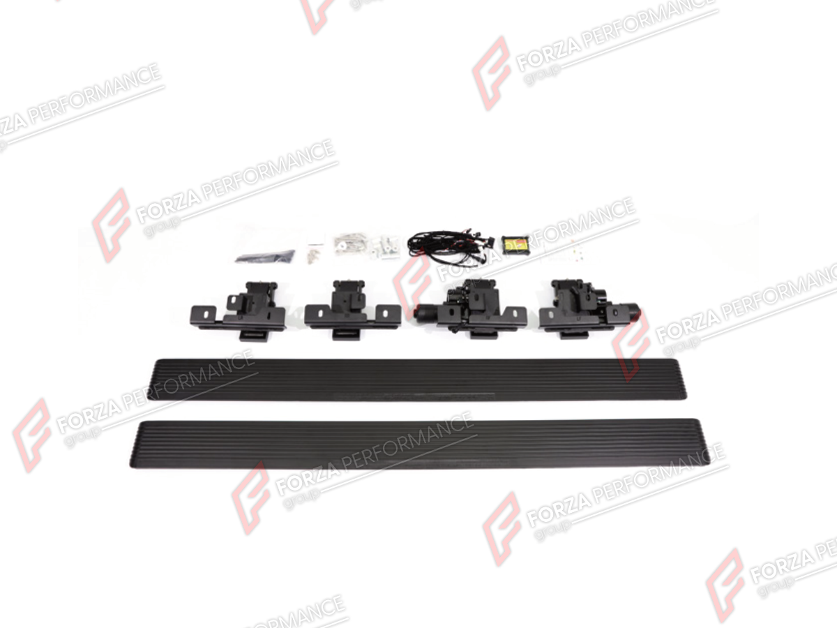 ELECTRIC SIDE STEPS WITH METAL PLATE for MERCEDES-BENZ G-CLASS W464 2019 - 2024

Set includes:
Electric Side Steps With Metal Plate

Material: Plastic, Metal

NOTE: Professional installation is required.