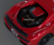 OEM style DRY CARBON Engine Cover for FERRARI 296 GTS GTB 2022+