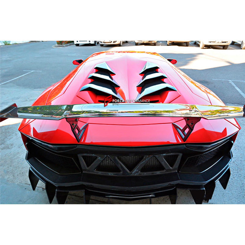 ENGINE COVER FOR AVENTADOR 2011+ Material: Real Carbon Fiber
