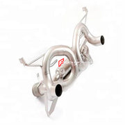 EQUAL LENGTH EXHAUST HEADERS MANIFOLDS for LAMBORGHINI HURACAN LP580 610 5.2 2014 - 2024 FORZA PERFORMANCE Custom Fit

Set includes:

Equal Length Exhaust Headers Manifolds
Material: Stainless Steel

Production time: 10–15 days