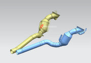 EXHAUST 200 CELL DOWNPIPE for FERRARI 12 CILINDRI V12 6.5 2024+ FORZA PERFORMANCE Custom Fit

Set includes:

200 Cell Sport Catalytic Downpipes
Connecting Pipes
Material: Stainless Steel (Can be made of Titanium)

Production time: 10–15 days
