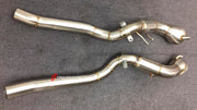 EXHAUST 200 CELL DOWNPIPE WITH HEAT SHIELD for FERRARI 12 CILINDRI V12 6.5 2024+ FORZA PERFORMANCE Custom Fit

Set includes:

200 Cell Sport Catalytic Downpipes
Connecting Pipes
Heat Shield
Material: Stainless Steel (Can be made of Titanium)

Production time: 10–15 days
