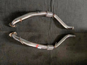 EXHAUST 200 CELL DOWNPIPES WITH OPF DELETE PIPES for ASTON MARTIN DBX 707 4.0T V8 2023+ FORZA PERFORMANCE Custom Fit

Set includes:

200 Cell Sport Catalytic Downpipes
OPF Delete Pipes
Heat Shield
Material: Stainless Steel (Can be made of Titanium)

Production time: 10–15 days
