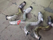 EXHAUST CATLESS CATTED 100/200/300 CELLS DOWNPIPE for ASTON MARTIN DB11/VANTAGE 4.0 M177 2016+